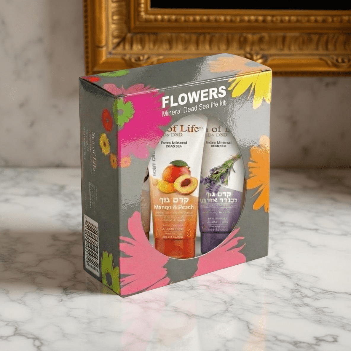 מארז ספא Flowers בוץ ורימון