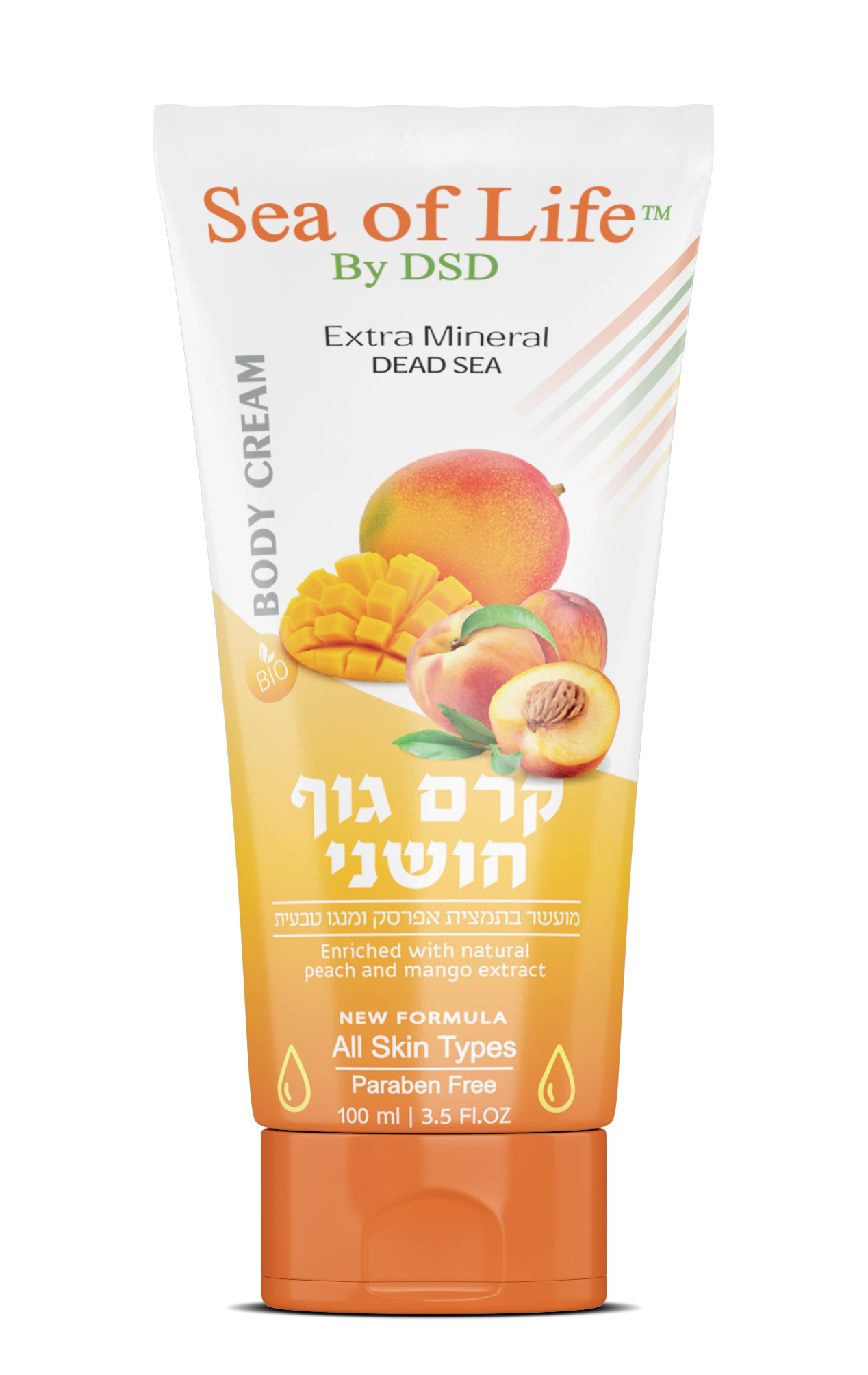 קרם אפרסק מנגו